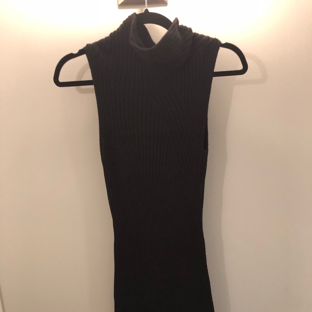 Ann Taylor black sweater dress